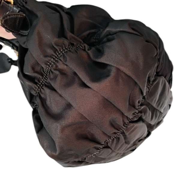 PRADA Tessuto Black Handbag with Shoulder Strap - Picture 10 of 15